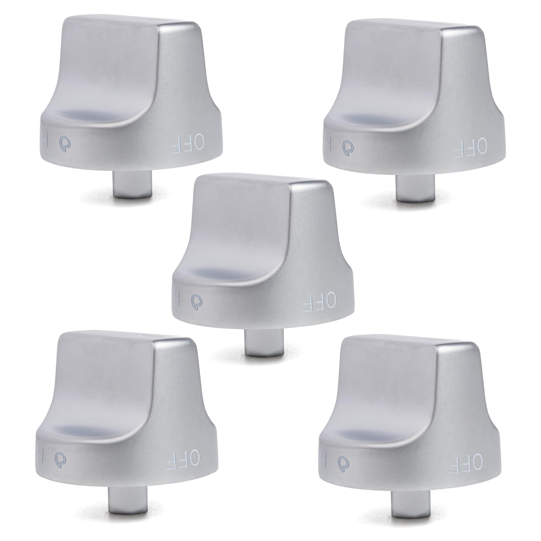 [Lifetime Warranty] W11239985 W10850015 Stove Knob Replacement - Compatible with Whirlpool WFG550S0HZ0, WFG550S0LV1, WFG525S0HV1, WFG535S0JV0, WFG550S0HV0, WFG525S0JZ0, WFG550S0HV3 - Replaces W11032553 4845290 image 0