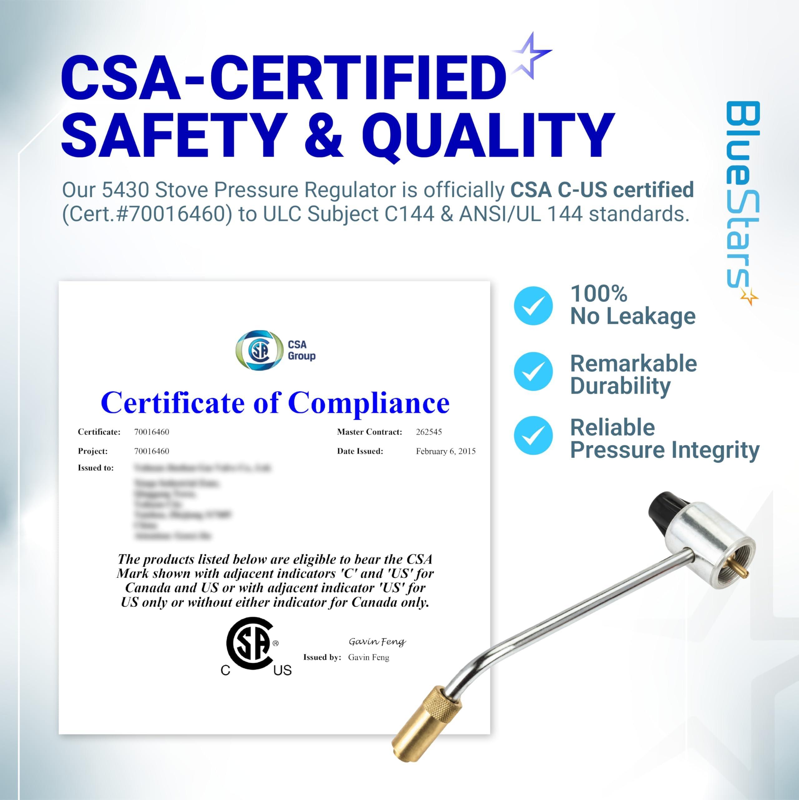 [Lifetime Warranty] 5430 Gas Stove Pressure Regulator Replacement for Coleman Propane Stoves Grills, Fold N Go Stove Accessories - Maintains Stable LP Gas Flow, NOT Compatible with Roadtrip LXE Grills image 1