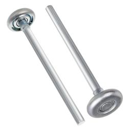 [Lifetime Warranty] 1.8" Steel Garage Door Rollers with 7" Stem for Standard 2" Track Garage Doors (Silver) - Pack of 2 thumbnail 0