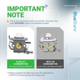 [Lifetime Warranty] PB-580T Carburetor with Air Filter Spark Plug Gasket Fuel Line Tune Up Kit thumbnail 1