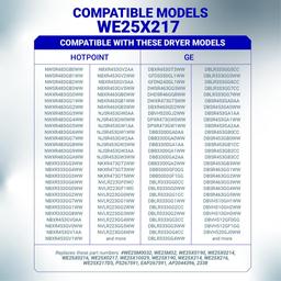 [Lifetime Warranty] WE25X217 Liquid Propane Conversion Kit - Compatible with GE Hotpoint RCA Gas Dryers - Replaces WE25M0032 WE25X0190 WE25X0214 AP2044396 thumbnail 7