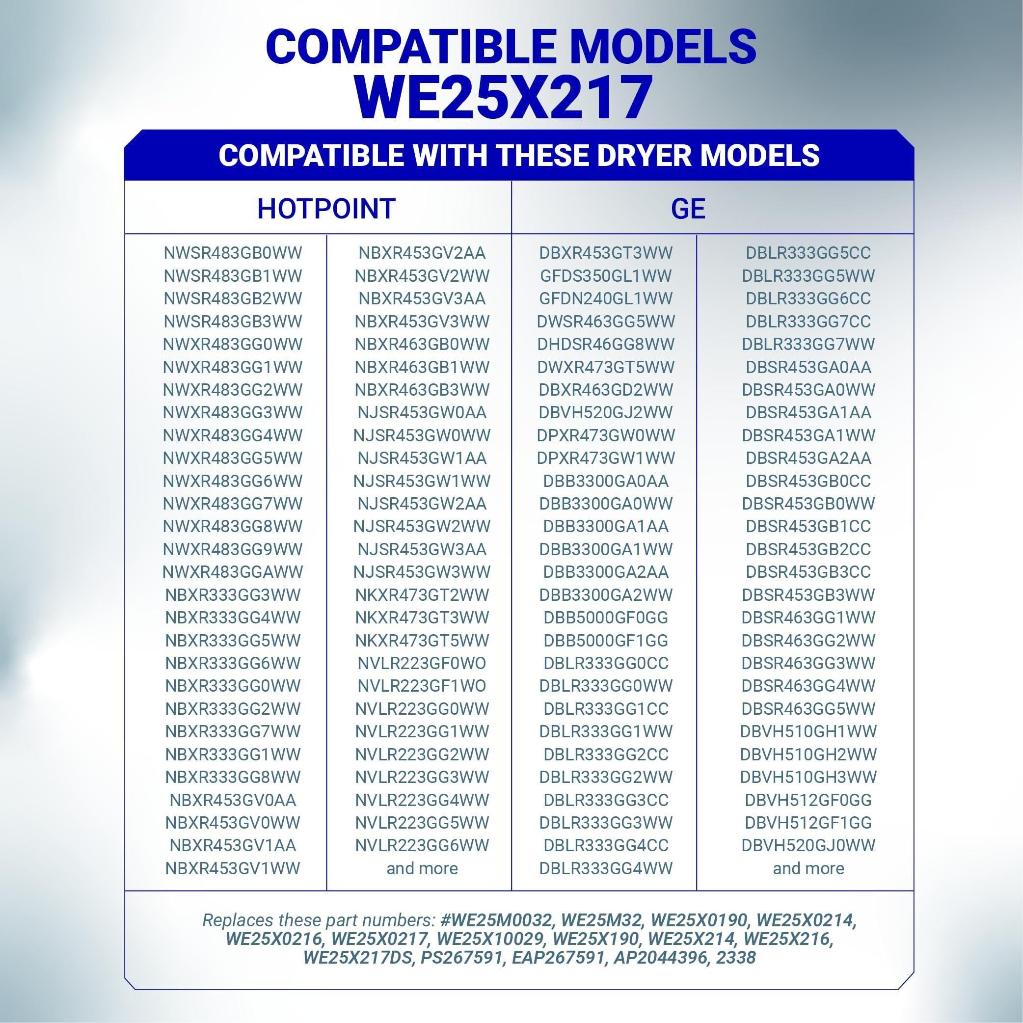 [Lifetime Warranty] WE25X217 Liquid Propane Conversion Kit - Compatible with GE Hotpoint RCA Gas Dryers - Replaces WE25M0032 WE25X0190 WE25X0214 AP2044396 image 7