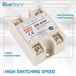 [Lifetime Warranty] 3PCS Solid State Relay SSR-40DA DC thumbnail 2