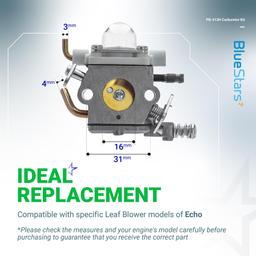 [Lifetime Warranty] PB-580T Carburetor with Air Filter Spark Plug Gasket Fuel Line Tune Up Kit thumbnail 4