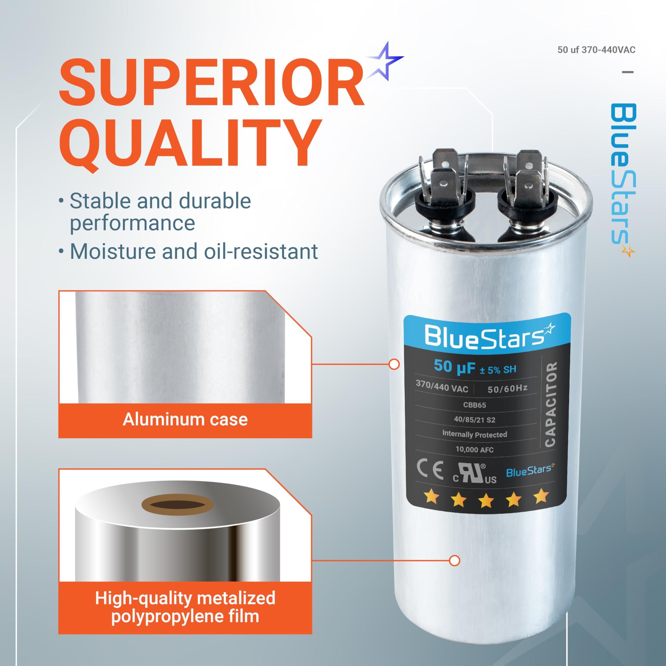 [Lifetime Warranty] 50 uF MFD Â±5% 370/440 VAC CBB65 Motor Run Round Capacitor image 4