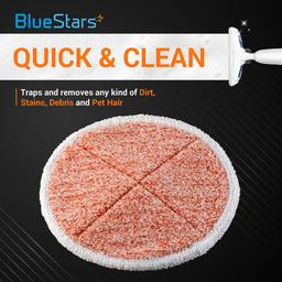 [Lifetime Warranty] 2124, 2039A, 2307, 23157, 20391, 20399 Replacement 2124 Mop Pads - Compatible with Bissell Spinwave Hard Mop Cleaners (Orange) - Pack of 6 thumbnail 1