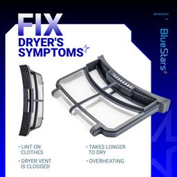 [Lifetime Warranty] WE16X32537 Dryer Lint Filter Trap Screen - Compatible with GE Dryer models GFD55ESMN0DG GFD55ESMN0WW GFD55ESMN1DG - Replaces WE16X29597 AP7205579 4977656 PS12743423 thumbnail 4