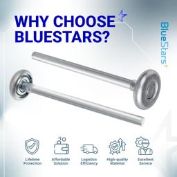 [Lifetime Warranty] 1.8" Steel Garage Door Rollers with 7" Stem for Standard 2" Track Garage Doors (Silver) - Pack of 2 thumbnail 8