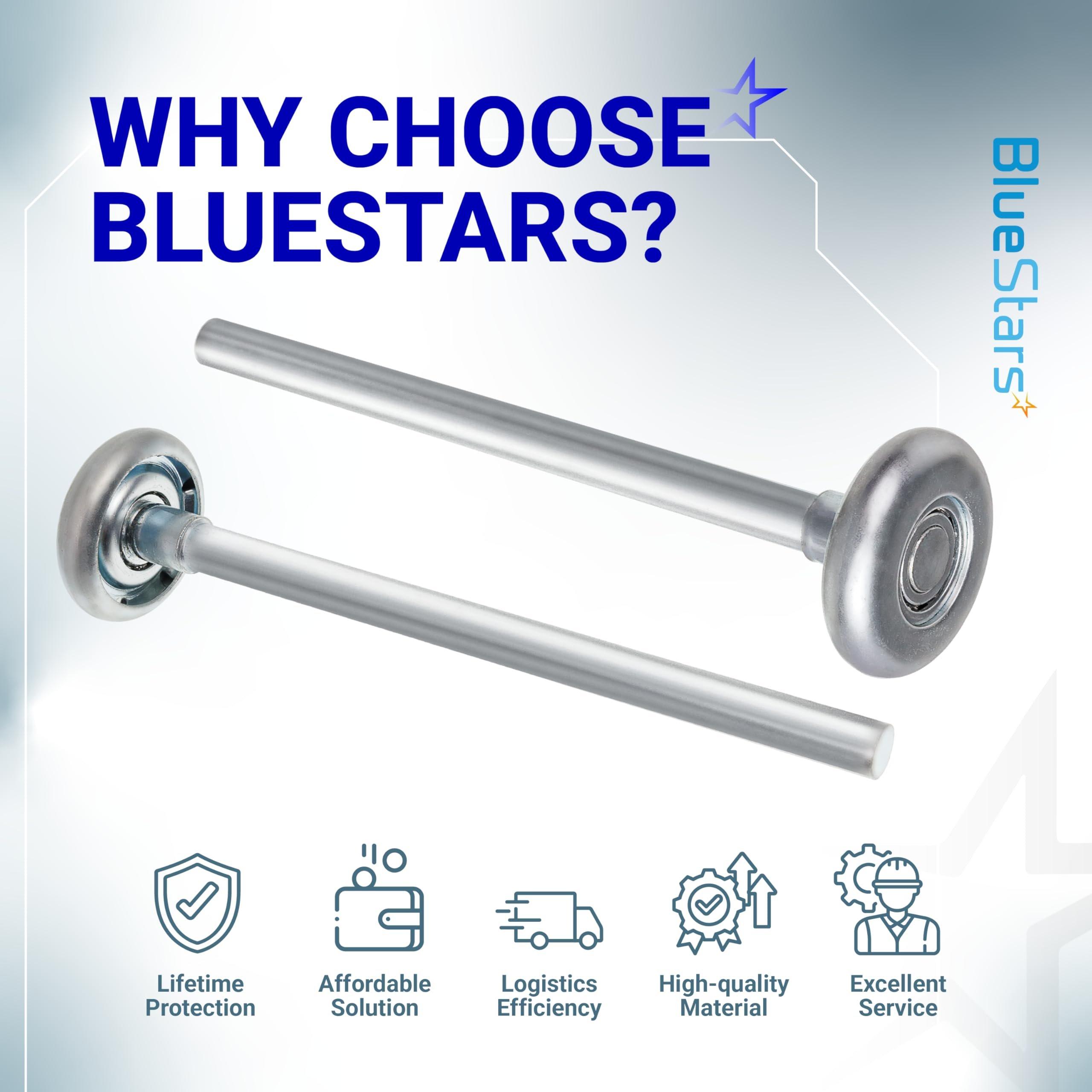 [Lifetime Warranty] 1.8" Steel Garage Door Rollers with 7" Stem for Standard 2" Track Garage Doors (Silver) - Pack of 2 image 8