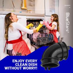 [Lifetime Warranty] W10445975 Dishwasher Circulation Pump Hose - Compatible with Whirlpool Kenmore Amana Maytag KitchenAid Dishwashers - Replaces PS3651318 W10445975VP AP5618621 thumbnail 6