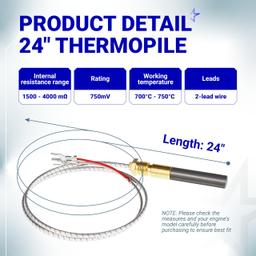 [Lifetime Warranty] Q313A 071515 Thermopile 750 Millivolt thumbnail 1