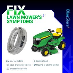 [Lifetime Warranty] M154960 Secondary Deck Belt - Compatible with 54â€ Mower Decks John Deere, Lawn Tractors - 120.6" x 5/8" thumbnail 5