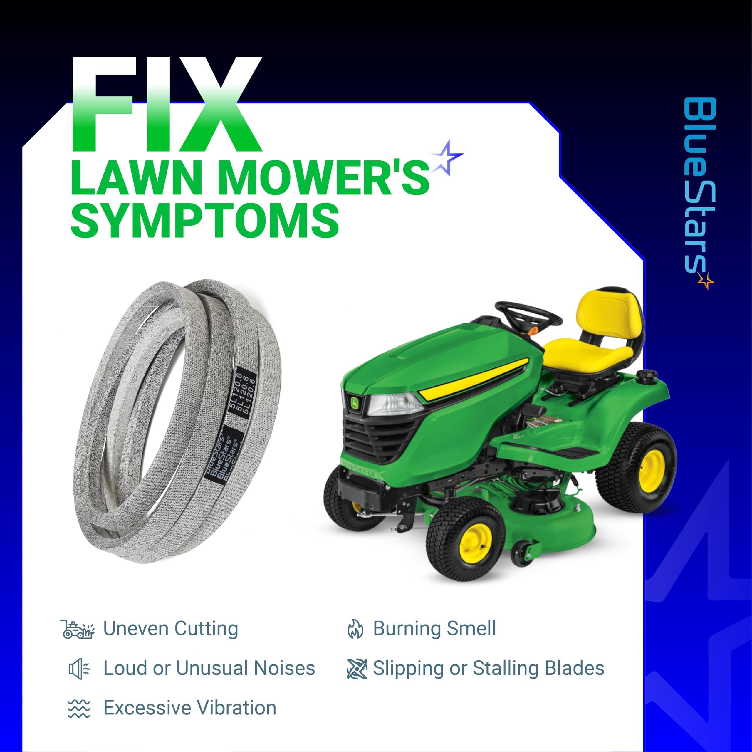 [Lifetime Warranty] M154960 Secondary Deck Belt - Compatible with 54â€ Mower Decks John Deere, Lawn Tractors - 120.6" x 5/8" image 5