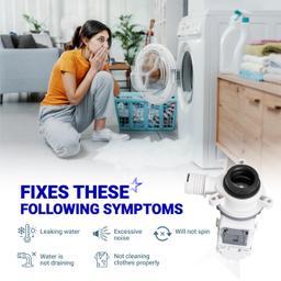 [Lifetime Warranty] W11399437 Washer Drain Pump - For Whirlpool WTW5000DW3 WTW5010LW0 WTW5105HW1 Maytag MVW4505MW1 MVW5430MW0 MVWC565FW3 Kenmore - Replaces W11259498 AP6974144 PS12731241 EAP12731241 thumbnail 6