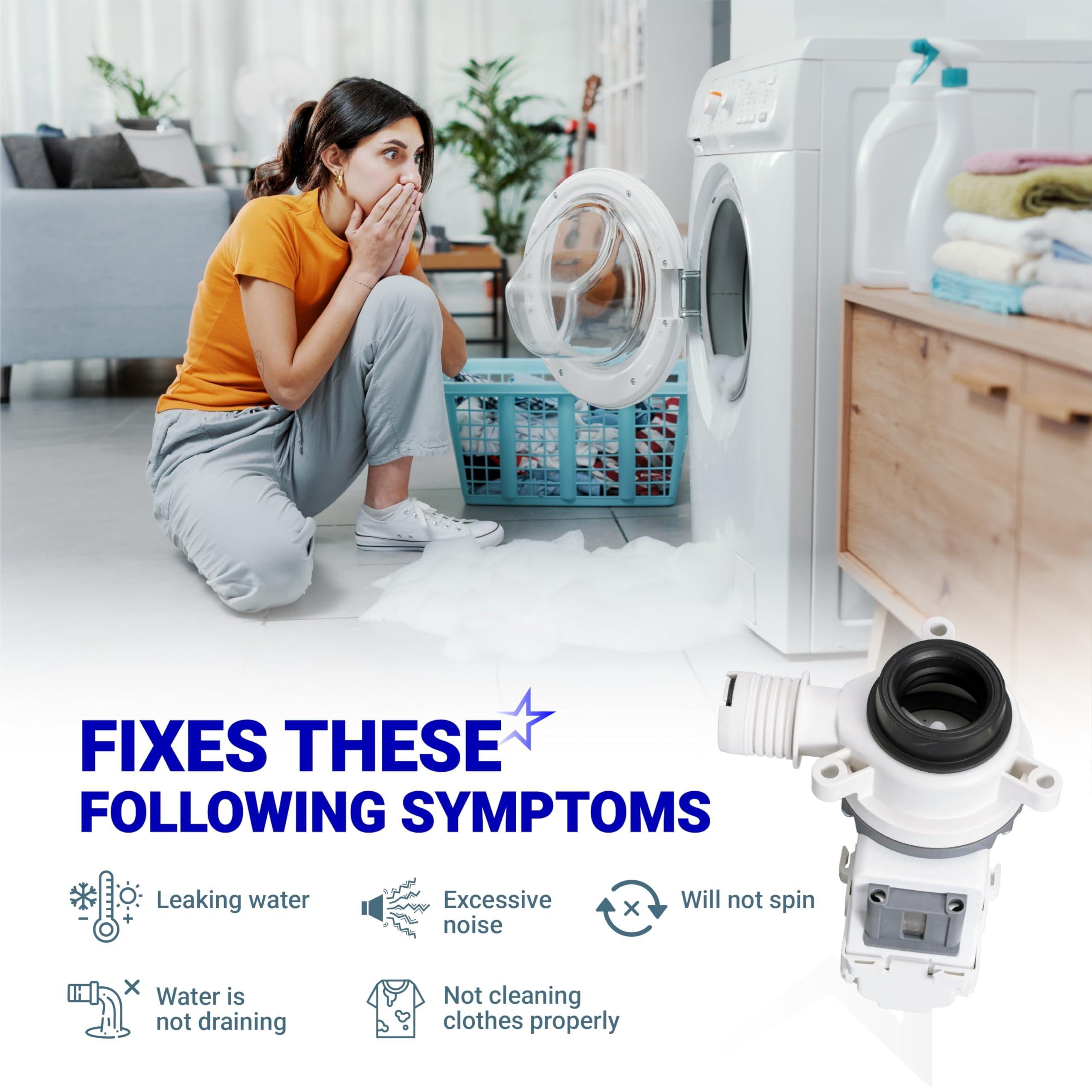 [Lifetime Warranty] W11399437 Washer Drain Pump - For Whirlpool WTW5000DW3 WTW5010LW0 WTW5105HW1 Maytag MVW4505MW1 MVW5430MW0 MVWC565FW3 Kenmore - Replaces W11259498 AP6974144 PS12731241 EAP12731241 image 6