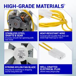 [Lifetime Warranty] 3000RPM Grill Induction Fan Kit Replacement, AC120V 60Hz OEM Combustion Fan, IFRP01 thumbnail 3