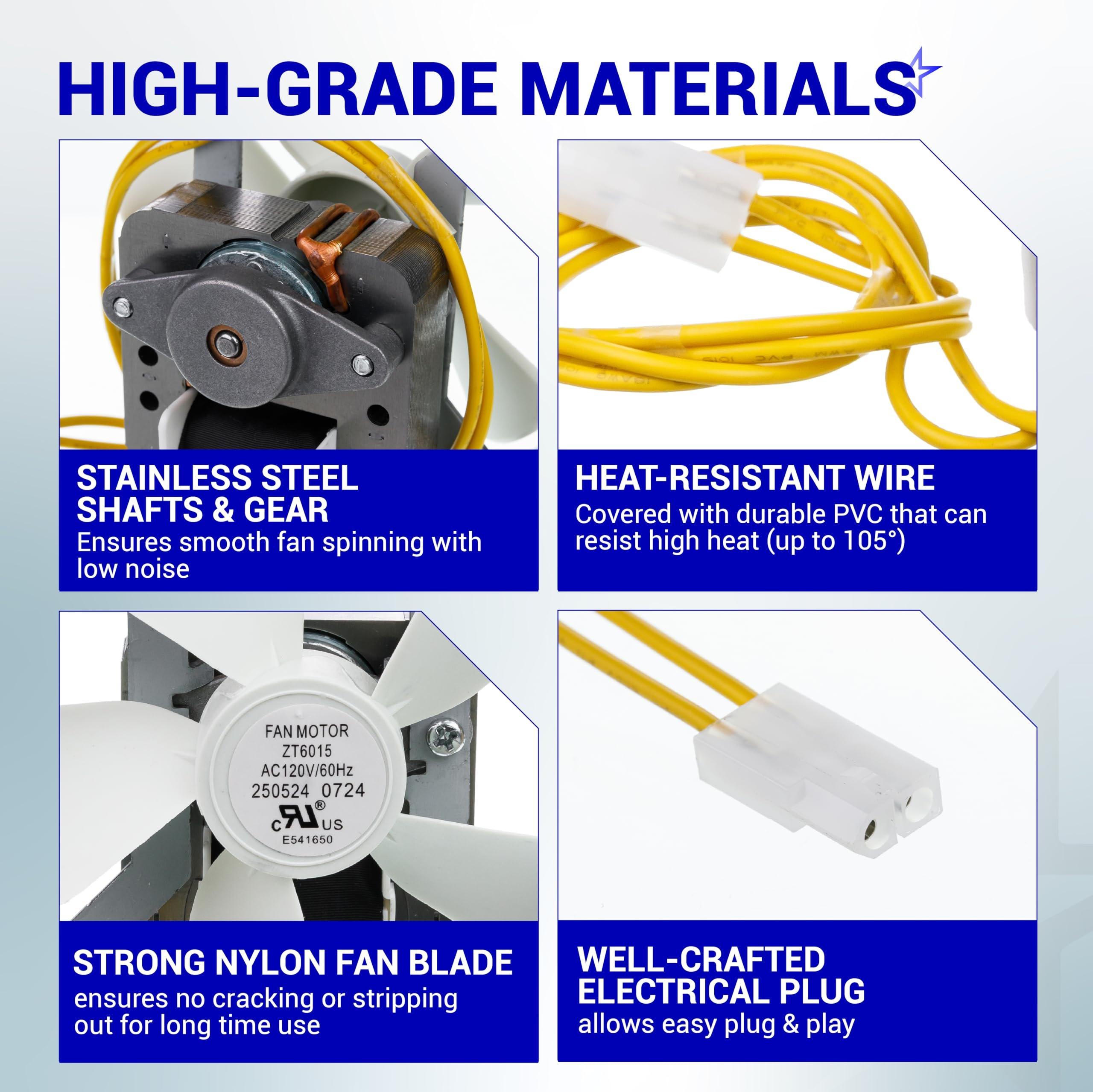 [Lifetime Warranty] 3000RPM Grill Induction Fan Kit Replacement, AC120V 60Hz OEM Combustion Fan, IFRP01 image 3