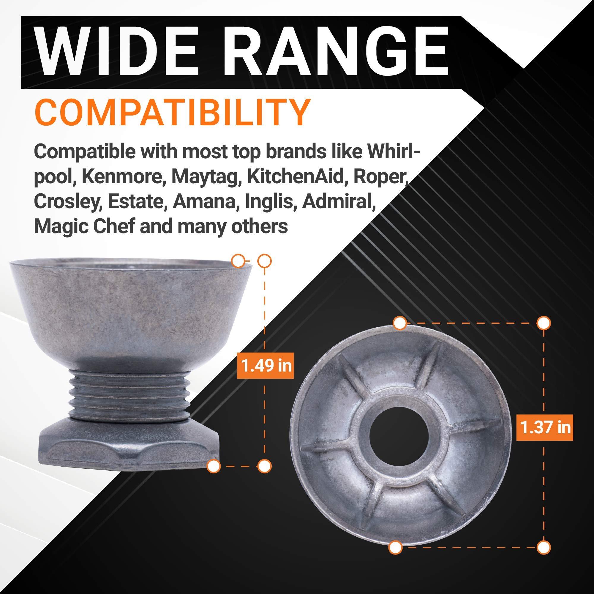 [Lifetime Warranty] 8066184 Dryer Motor Pulley 29 - Compatible with Whirlpool Kenmore Maytag - Replaces 3394341 AP6011686 PS11744884 WP8066184 WED4815EW1 MEDC400VW0 NED4655EW1 -  Pack of 4 image 1