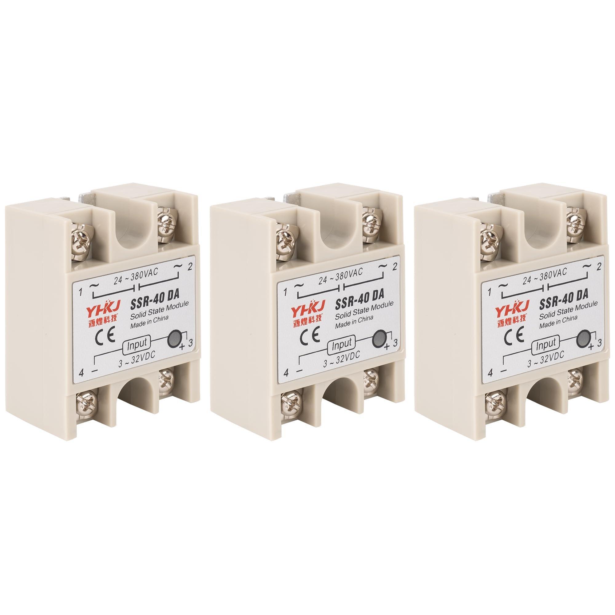 [Lifetime Warranty] 3PCS Solid State Relay SSR-40DA DC image 0