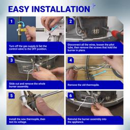 [Lifetime Warranty] Q313A 071515 Thermopile 750 Millivolt thumbnail 7