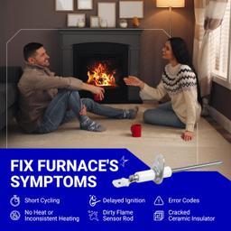 [Lifetime Warranty] 025-37499-000 Gas Furnace Flame Sensor thumbnail 6