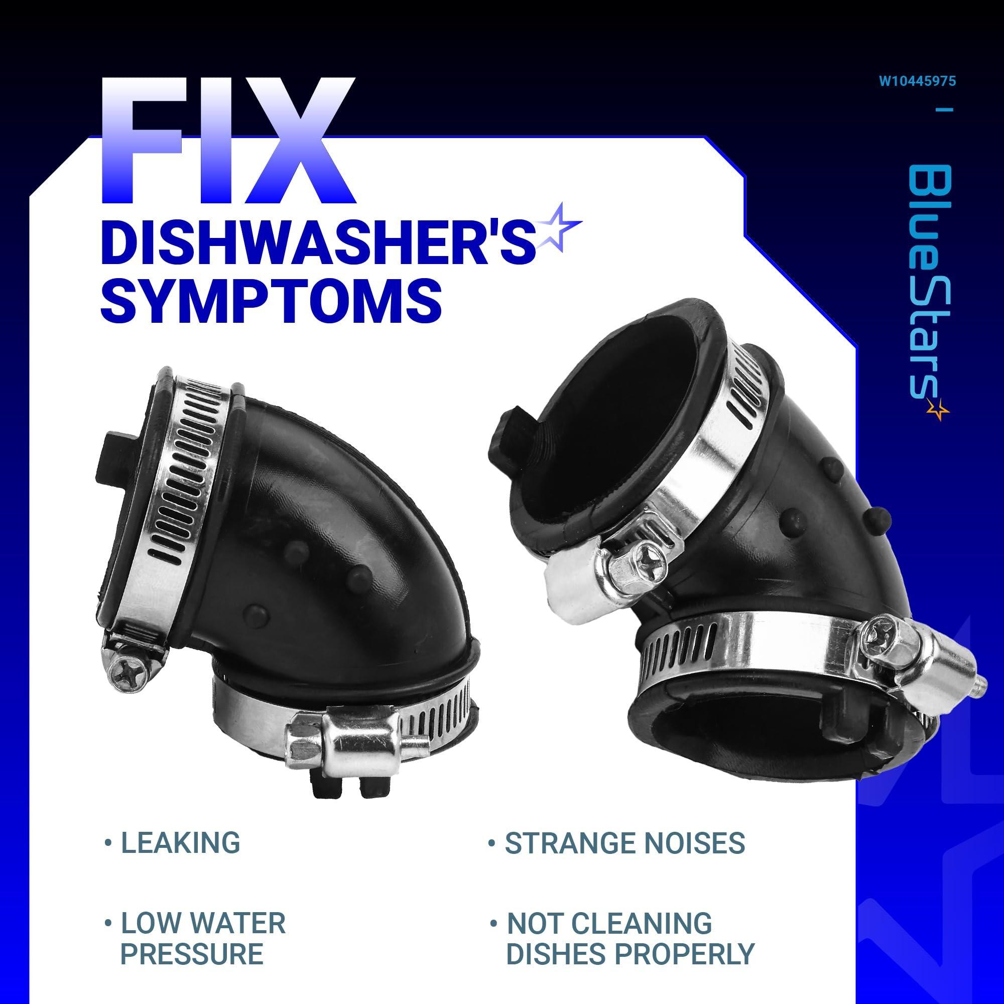 [Lifetime Warranty] W10445975 Dishwasher Circulation Pump Hose - Compatible with Whirlpool Kenmore Amana Maytag KitchenAid Dishwashers - Replaces PS3651318 W10445975VP AP5618621 image 4