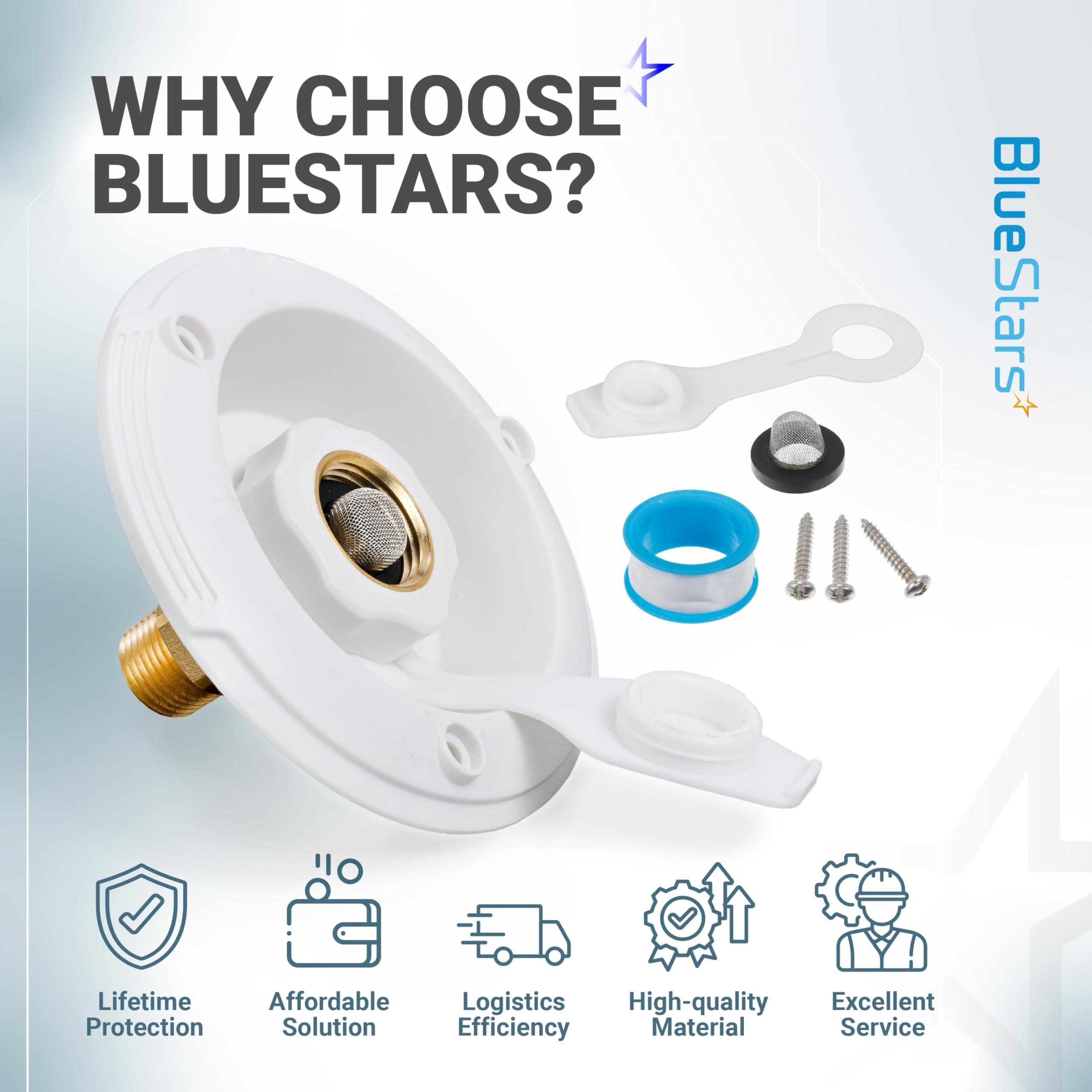 [Lifetime Warranty] RV City Water Inlet with Check Valve  - 3/4" NH Female to 1/2" NPT Male - Includes Screws & Teflon Tape image 8