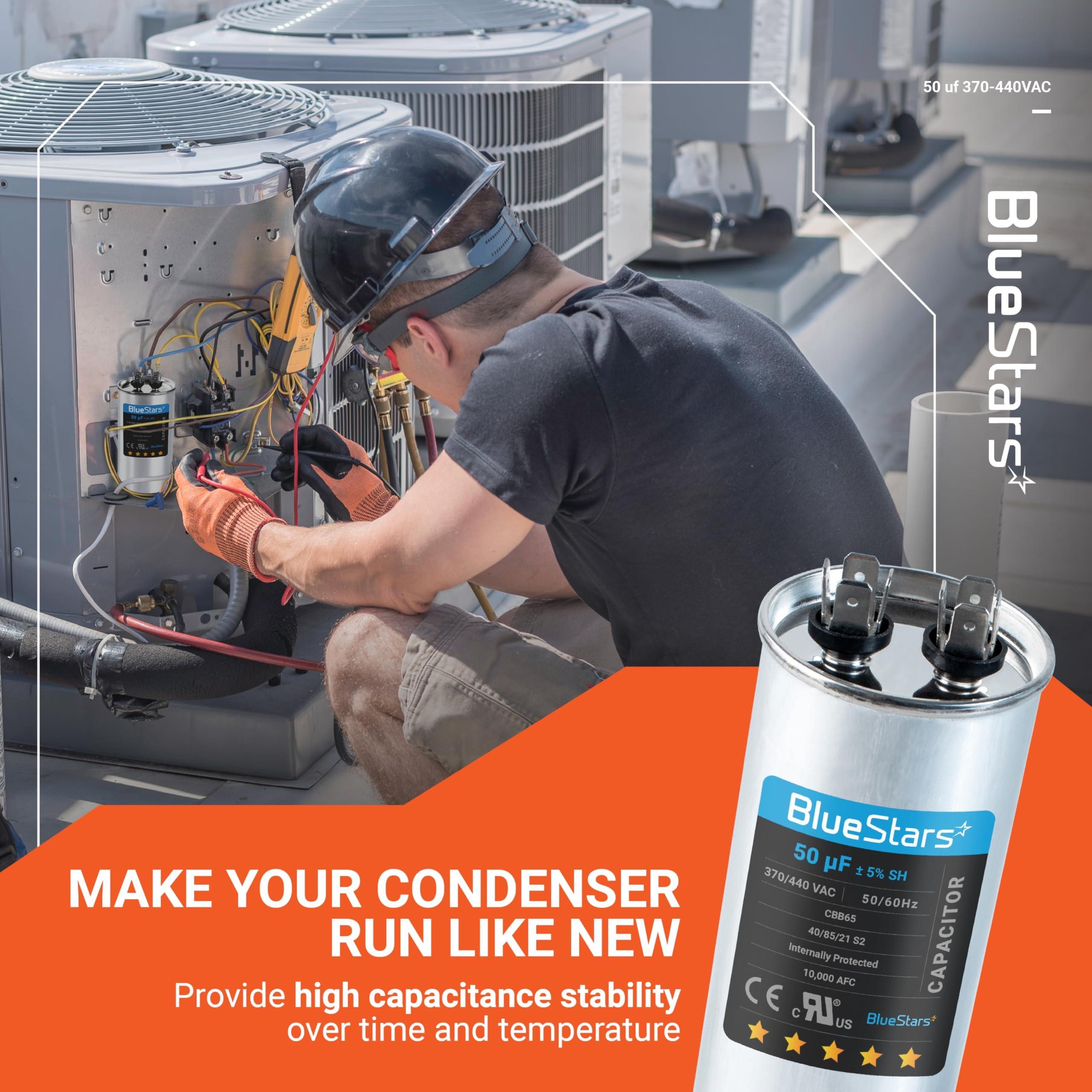 [Lifetime Warranty] 50 uF MFD Â±5% 370/440 VAC CBB65 Motor Run Round Capacitor image 6