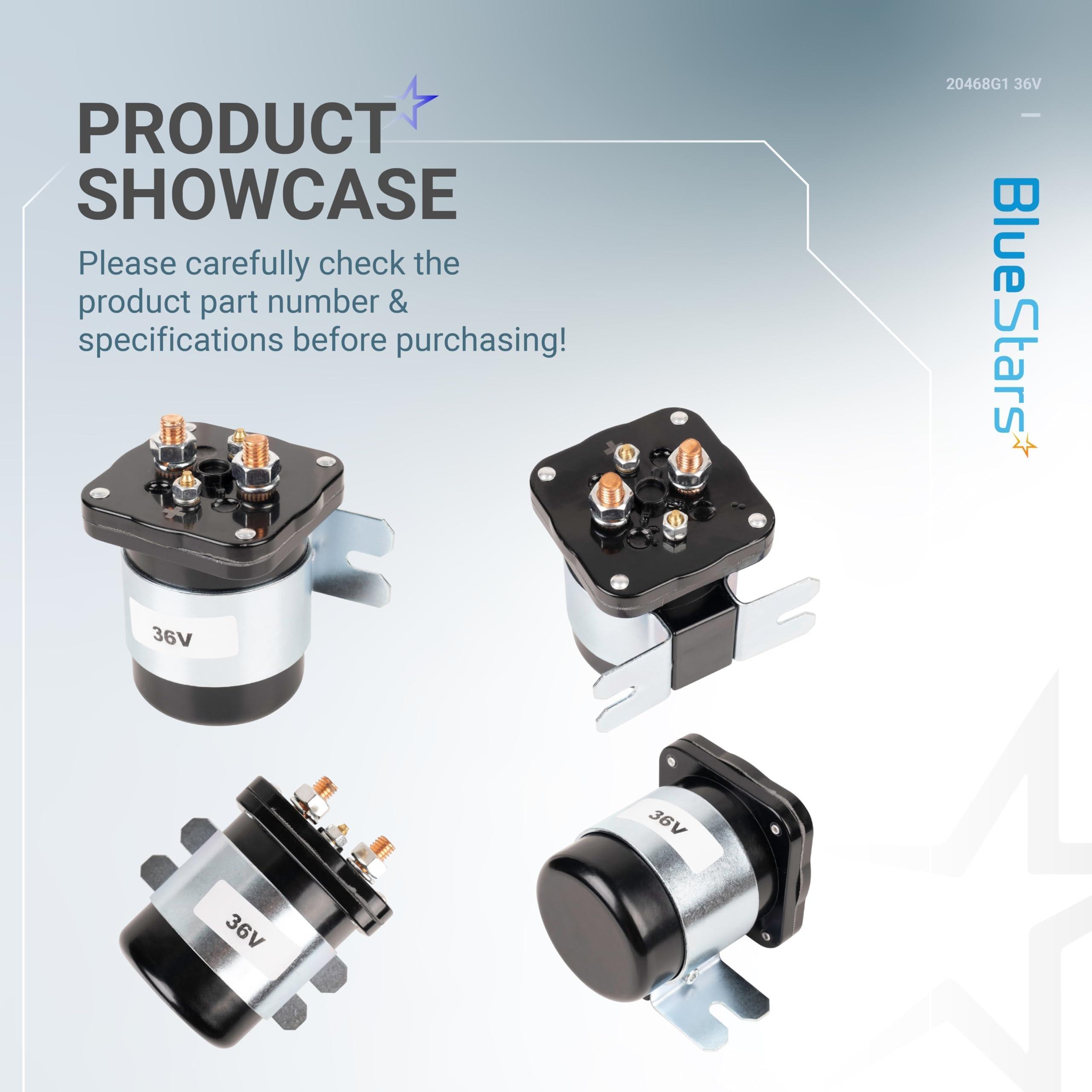 [Lifetime Warranty] 20468G1 36V Golf Cart Solenoid 4-Terminal - Compatible with 1988-2005 Club Car DS Columbia EZGO Yamaha G4 G8 G9 G11 G16 Electric image 2