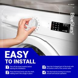 [Lifetime Warranty] W11708423 Washer Dryer Control Knob Assembly - Compatible with Whirlpool Maytag Dryer/Washer - Replaces W11708423, W11677925, 4982643, AP7219300, PS17629456 and More thumbnail 8