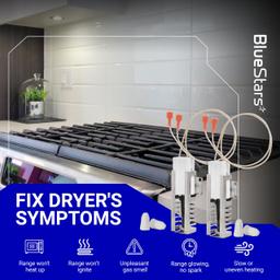 [Lifetime Warranty] AP5315579 Gas Range Oven Igniter - Compatible with Viking Range Ovens - Replaces PB040001 065650-000 702263 SGR40001 GR40001 792263- Includes 2 Igniters and 4 Ceramic Nuts thumbnail 5