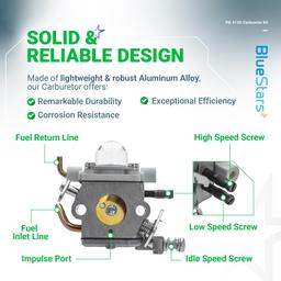 [Lifetime Warranty] PB-580T Carburetor with Air Filter Spark Plug Gasket Fuel Line Tune Up Kit thumbnail 2