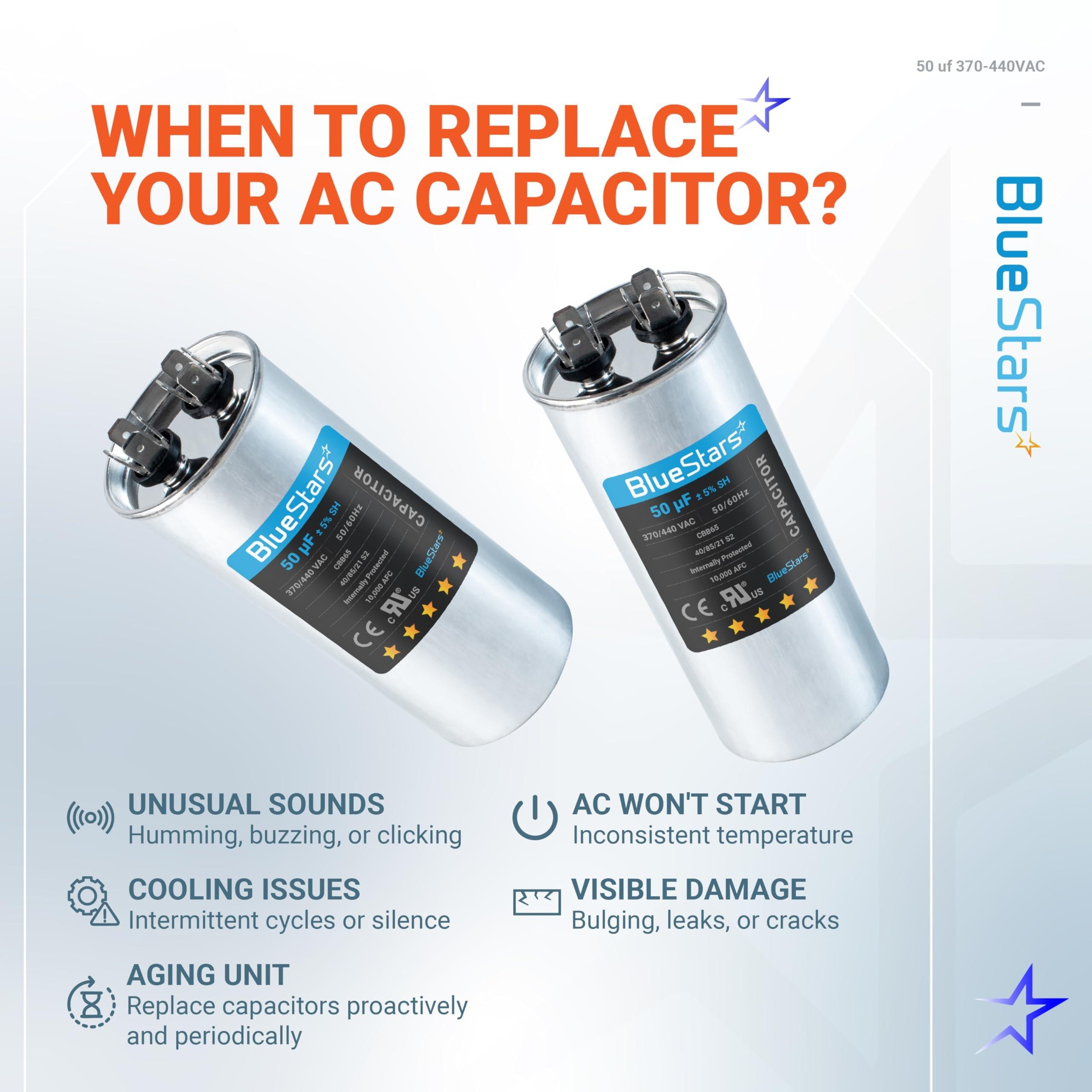 [Lifetime Warranty] 50 uF MFD Â±5% 370/440 VAC CBB65 Motor Run Round Capacitor image 10
