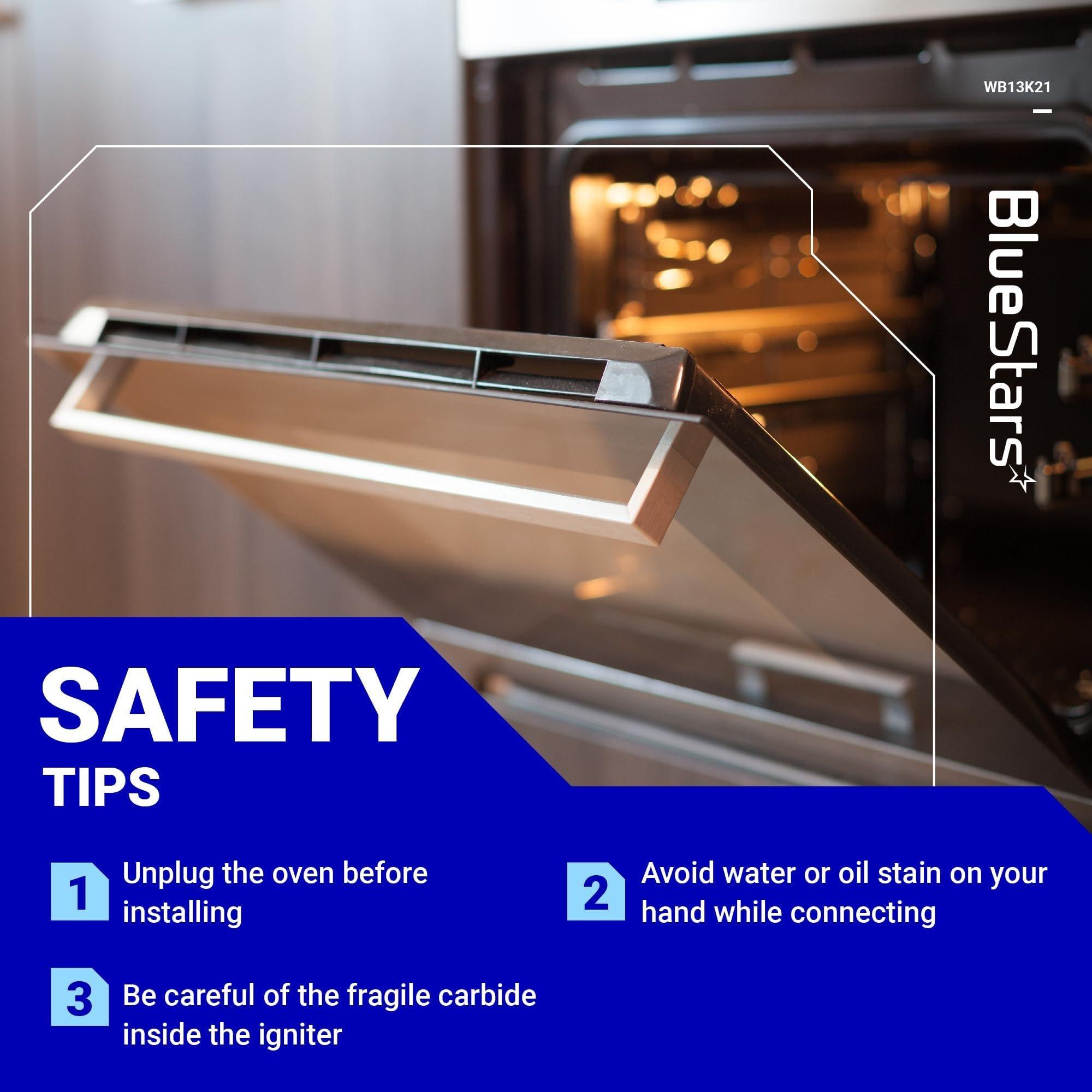 [Lifetime Warranty] WB13K21 Gas Range Oven Igniter - Compatible with GE Samsung Hotpoint Kenmore - Replaces Norton-501a 5303935066 WB2X9998 IG9998 DG94-00520A AP2020569 WB13T10045 image 5