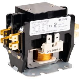 [Lifetime Warranty] 2 Pole Contactor 30 Amp 24VAC Coil thumbnail 0
