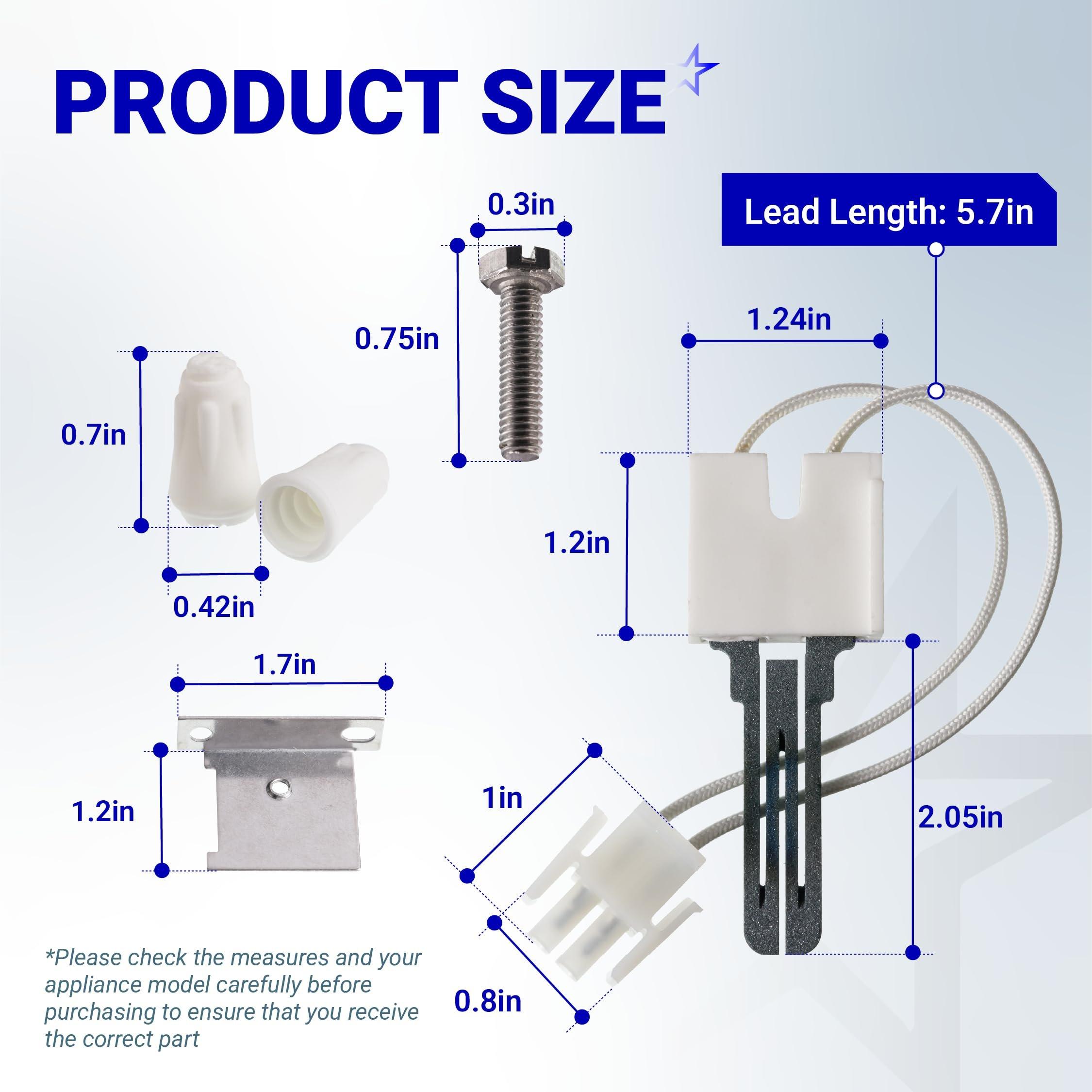 [Lifetime Warranty] B1401018 Furnace Igniter Hot Surface Ignitor - Compatible with Goodman Amana Janitrol Furnace image 1