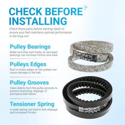 [Lifetime Warranty] 954-04013 & 954-04014 Auger Drive Belt Replacement thumbnail 8