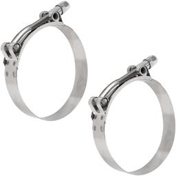 [Lifetime Warranty] 3" T-Bolt Hose Clamps with Working Range thumbnail 0