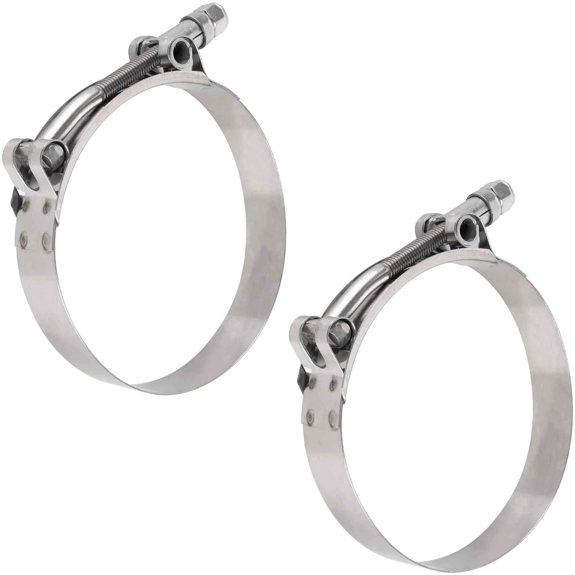 [Lifetime Warranty] 3" T-Bolt Hose Clamps with Working Range image 0