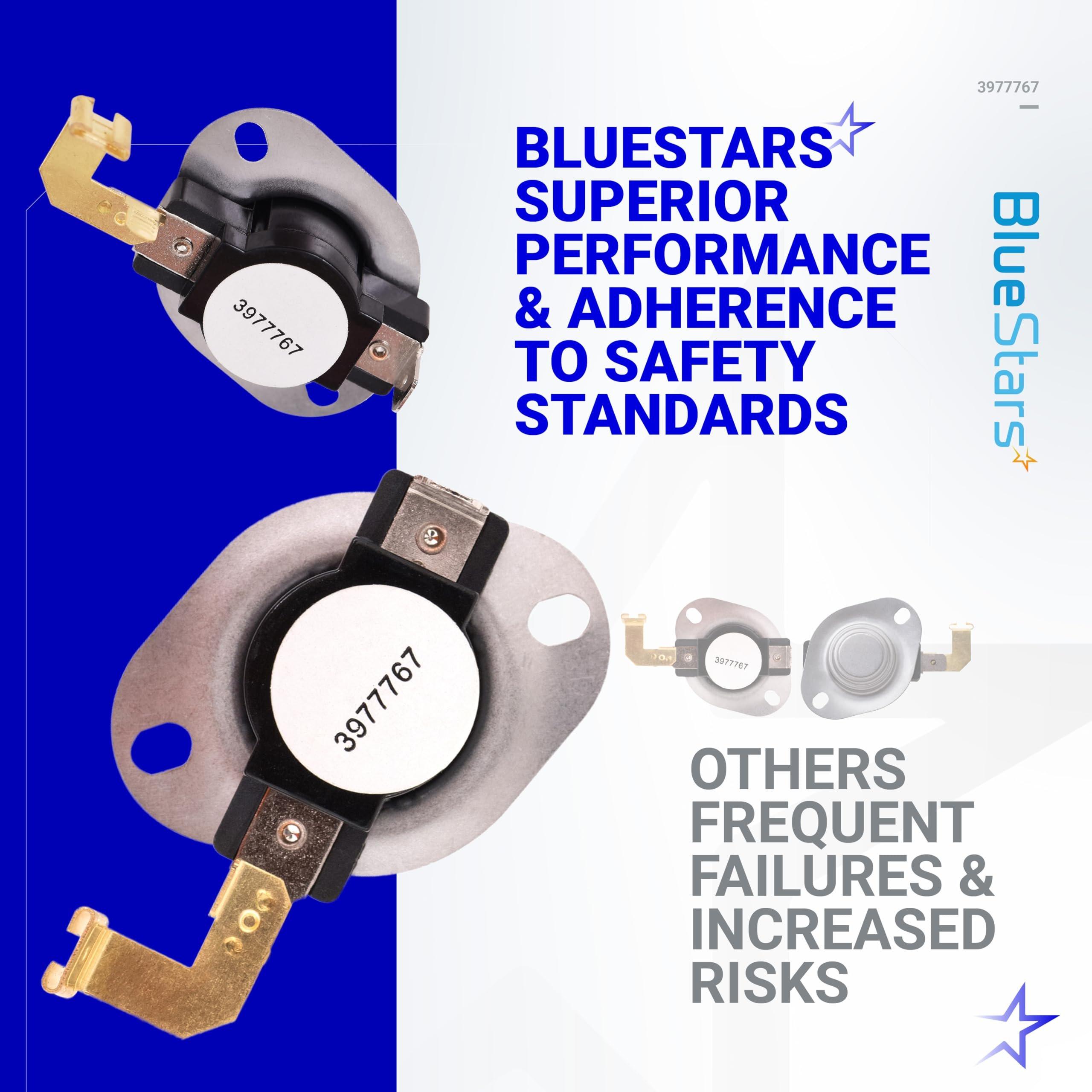 [Lifetime Warranty] 3977767 Dryer Thermostat Replacement - Compatible with Whirlpool & Kenmore Dryers - Replaces 3399693 WP3977767 WP3977767VP - Pack of 3 image 5