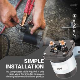 [Lifetime Warranty] 20468G1 36V Golf Cart Solenoid 4-Terminal - Compatible with 1988-2005 Club Car DS Columbia EZGO Yamaha G4 G8 G9 G11 G16 Electric thumbnail 5