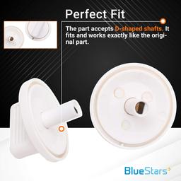 [Lifetime Warranty] WE01X10160 Timer Knob - Compatible with GE Washers/Dryers - Replaces AP3207448 PS755794 WE01X10069 - Pack of 2 thumbnail 4