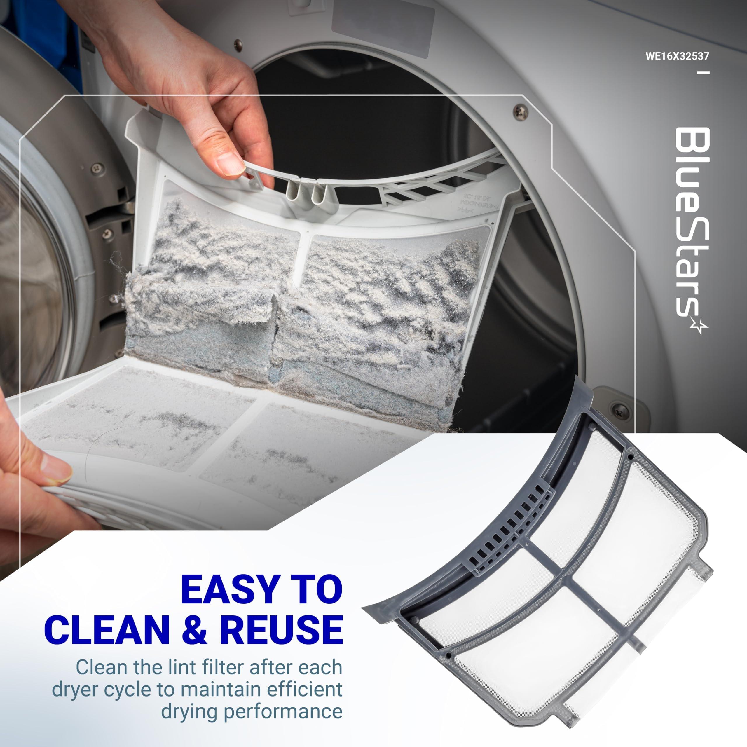 [Lifetime Warranty] WE16X32537 Dryer Lint Filter Trap Screen - Compatible with GE Dryer models GFD55ESMN0DG GFD55ESMN0WW GFD55ESMN1DG - Replaces WE16X29597 AP7205579 4977656 PS12743423 image 5
