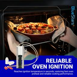 [Lifetime Warranty] 00492431 Gas Range Oven Igniter - Compatible with Bosch Thermador Range - Replaces 00492431 AP3674290 1107469 20-01-500 487383 492431 610098 3472541 EA3472541 PS3472541 PS8722793 thumbnail 2