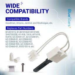 [Lifetime Warranty] B1401018 Furnace Igniter Hot Surface Ignitor - Compatible with Goodman Amana Janitrol Furnace thumbnail 7