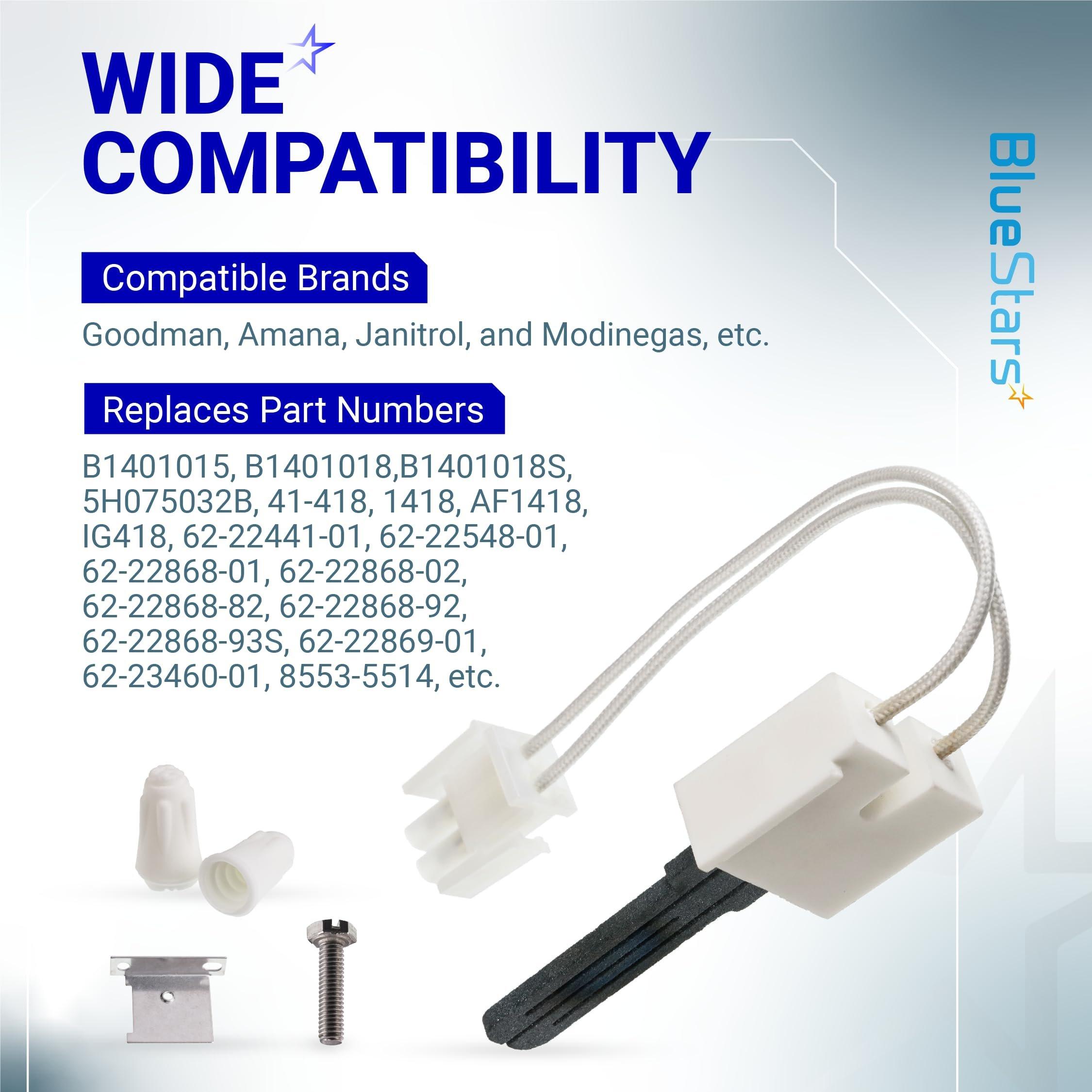 [Lifetime Warranty] B1401018 Furnace Igniter Hot Surface Ignitor - Compatible with Goodman Amana Janitrol Furnace image 7