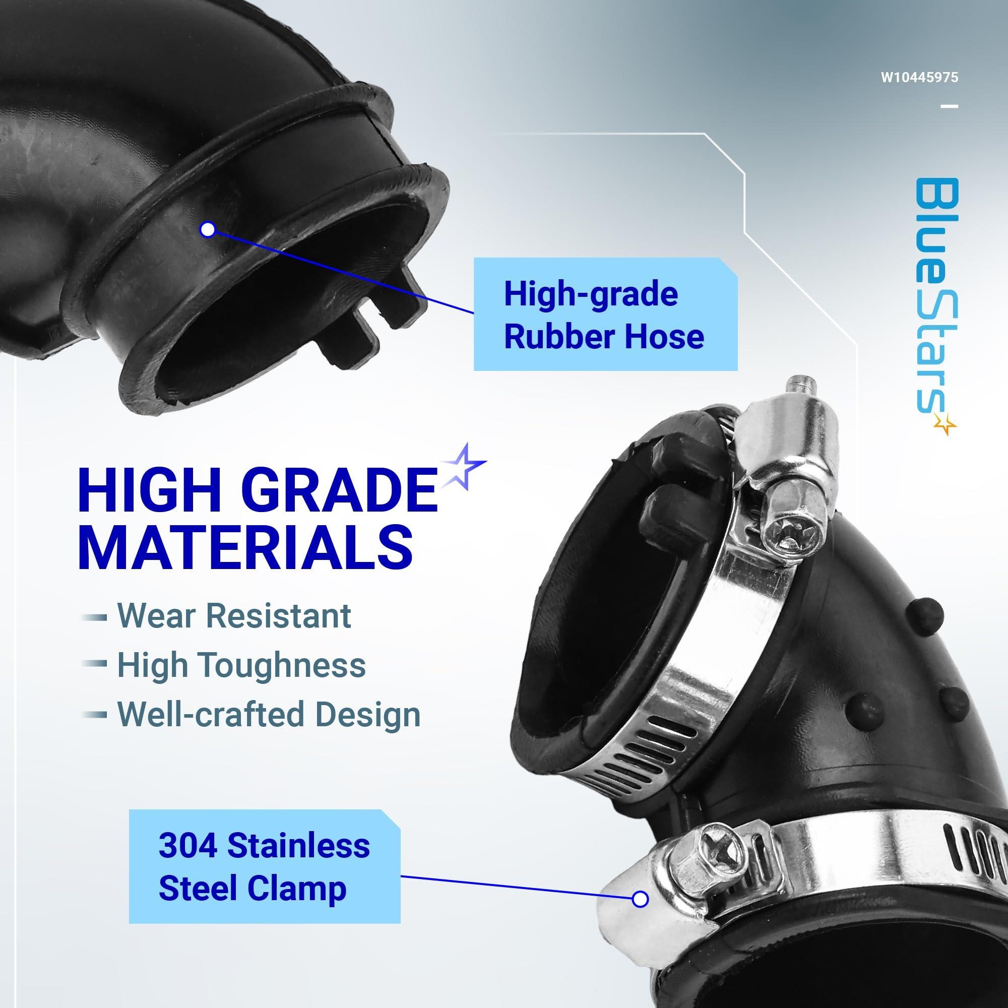 [Lifetime Warranty] W10445975 Dishwasher Circulation Pump Hose - Compatible with Whirlpool Kenmore Amana Maytag KitchenAid Dishwashers - Replaces PS3651318 W10445975VP AP5618621 image 3