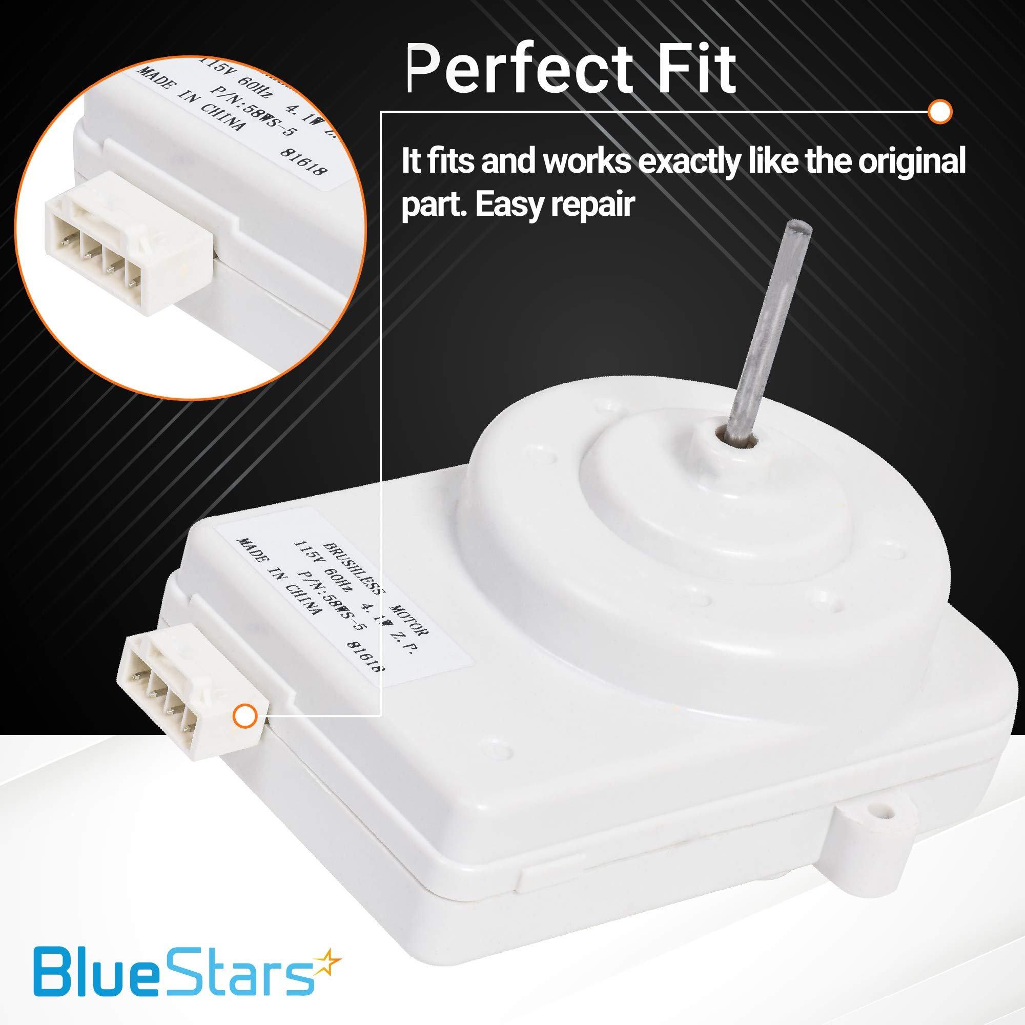 [Lifetime Warranty] 2188874 4-Pin 115V 60HZ Refrigerator Condenser Motor - Compatible with Whirlpool Kenmore KitchenAid Refrigerators - Replaces 2188875 WP2188874 PS11739140 AP6006075 image 3