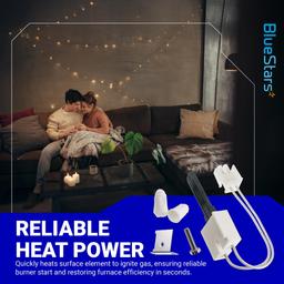 [Lifetime Warranty] B1401018 Furnace Igniter Hot Surface Ignitor - Compatible with Goodman Amana Janitrol Furnace thumbnail 2