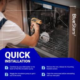 [Lifetime Warranty] 5304519906 Dishwasher Pump and Motor Assembly - Compatible with Frigidaire, IKEA, White-Westinghouse Dishwashers - Replaces AP6840161 PS12712308 EAP12712308 thumbnail 5